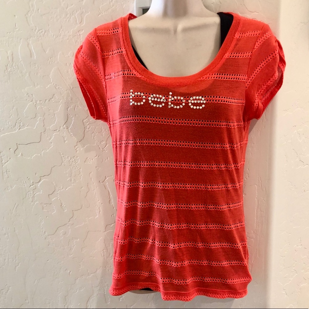 Bebe short sleeve shirt